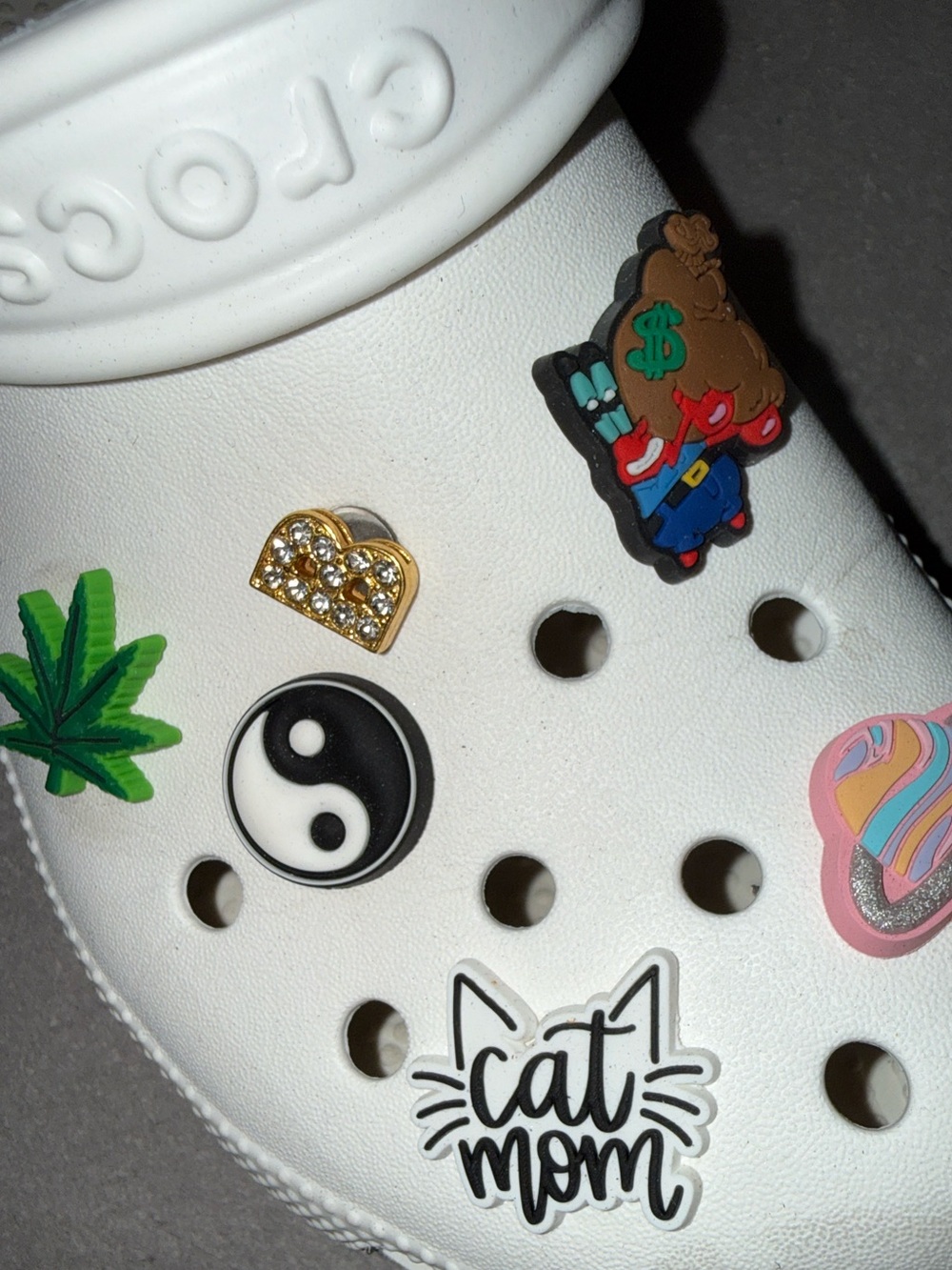 Golden Initial Croc Jibbitz